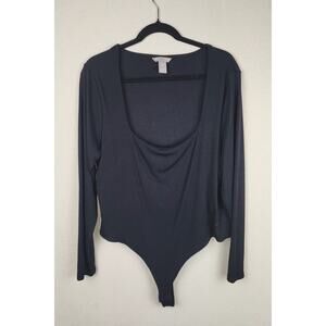 H&M Women's XXL Black Body suit corpcore, gothcore, comfort, basic, business